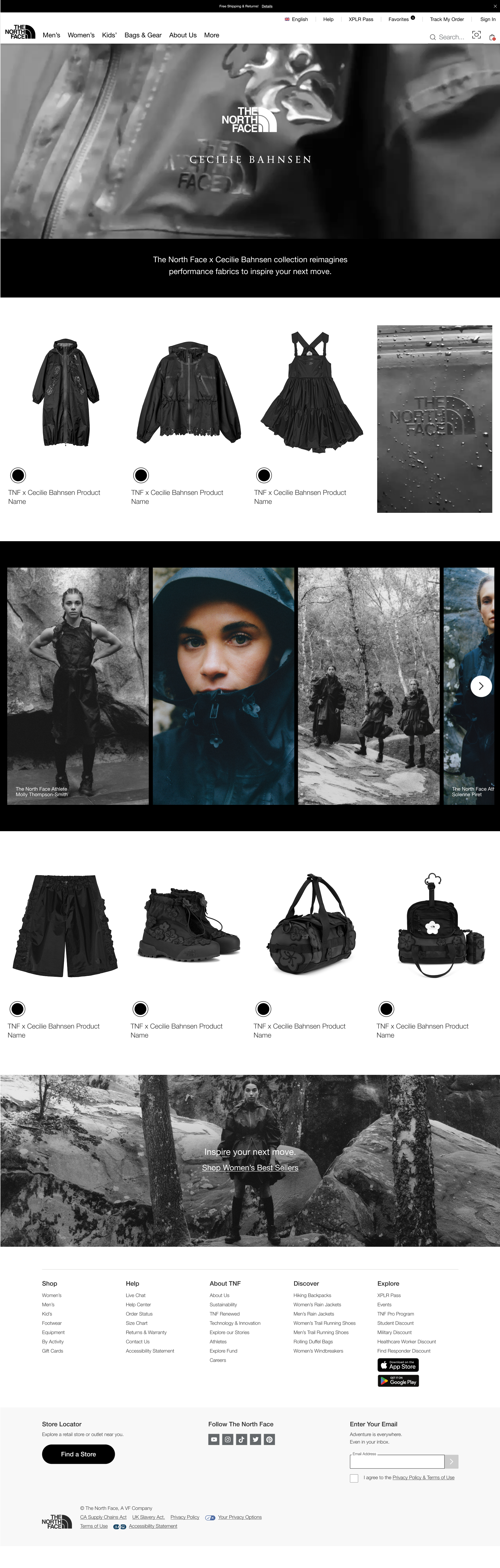 TNF x Cecilie Bahnsen EPLP